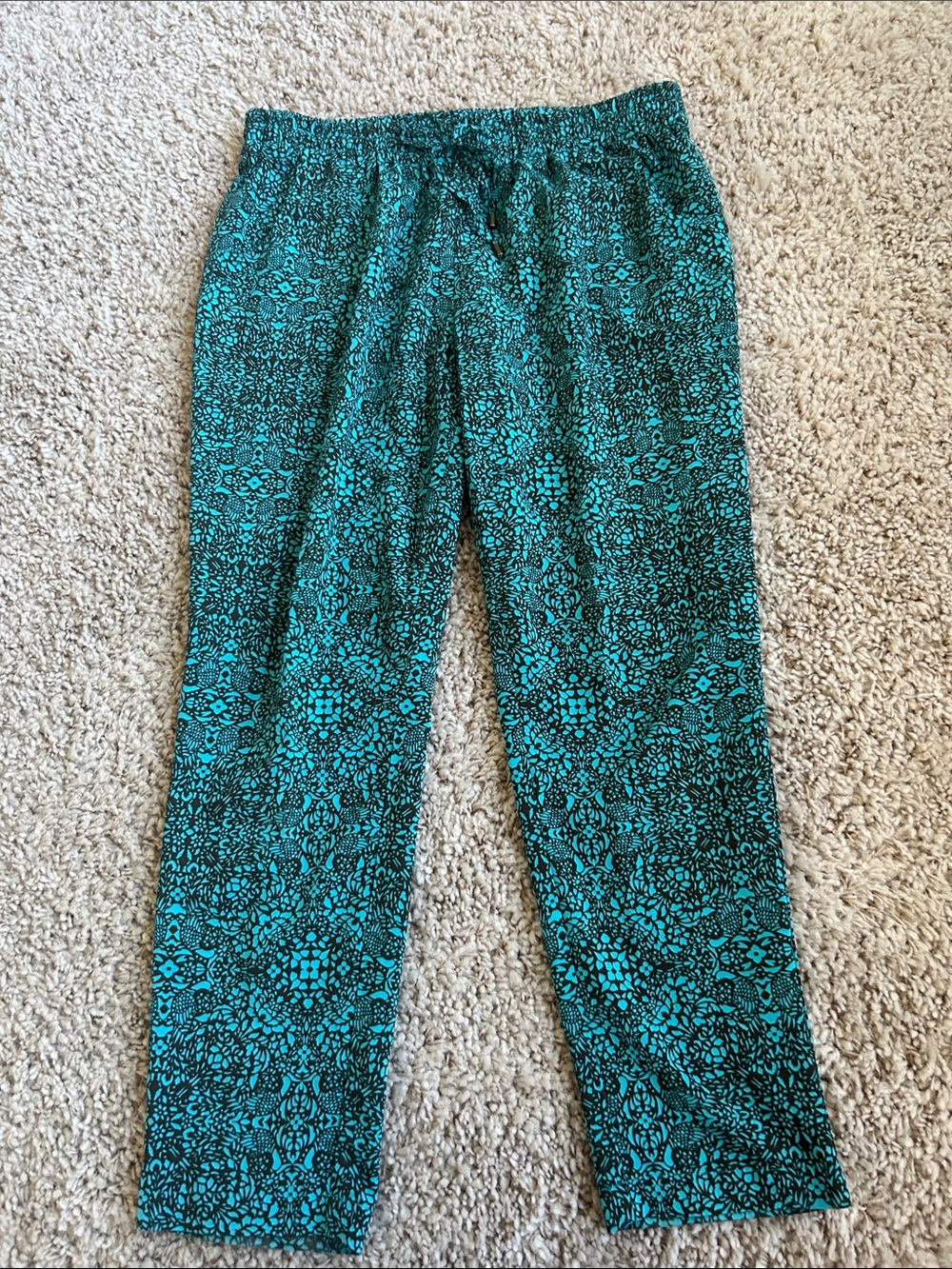 Coldwater Creek patterned pant size L (14) EUC